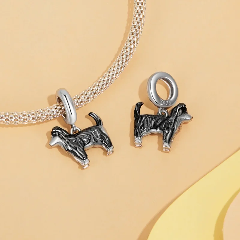 (immagine per) Pendente stile PANDORA Border Collie - SCC2836 - Visualizza 4