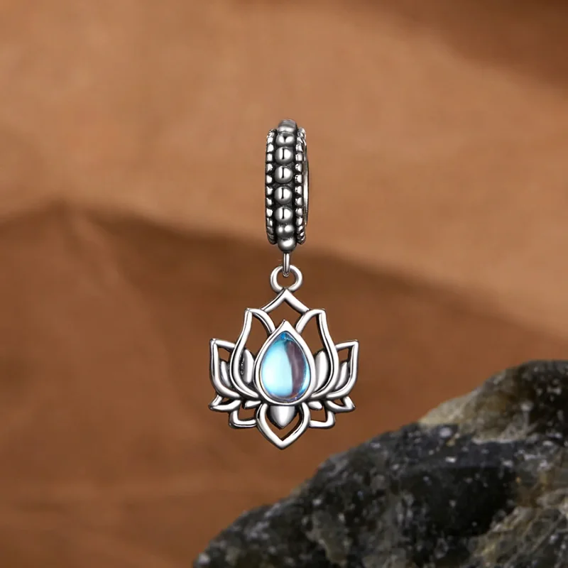 (immagine per) Pendente stile PANDORA Lotus - SCC2847 - Visualizza 2