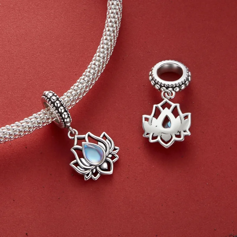 (immagine per) Pendente stile PANDORA Lotus - SCC2847 - Visualizza 4