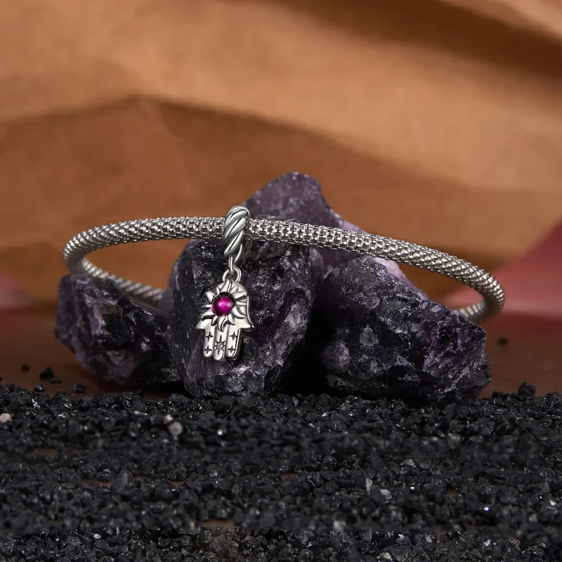 (immagine per) Pendente stile PANDORA Mano di Fatima - SCC2848 - Visualizza 3