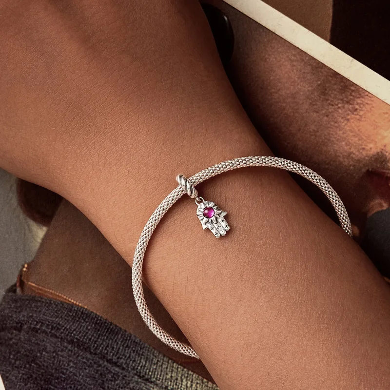 (immagine per) Pendente stile PANDORA Mano di Fatima - SCC2848 - Visualizza 5