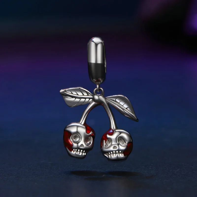 (immagine per) Pendente teschio ciliegia stile PANDORA - SCC2904 - Visualizza 2