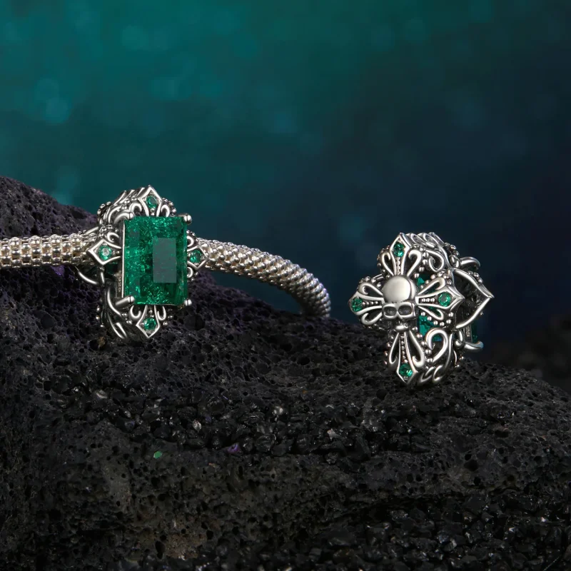 (immagine per) Perline a croce con teschio stile PANDORA - BSC1063 - Visualizza 4