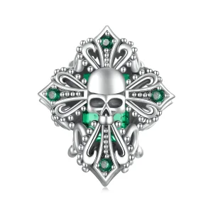 (immagine per) Perline a croce con teschio stile PANDORA - BSC1063