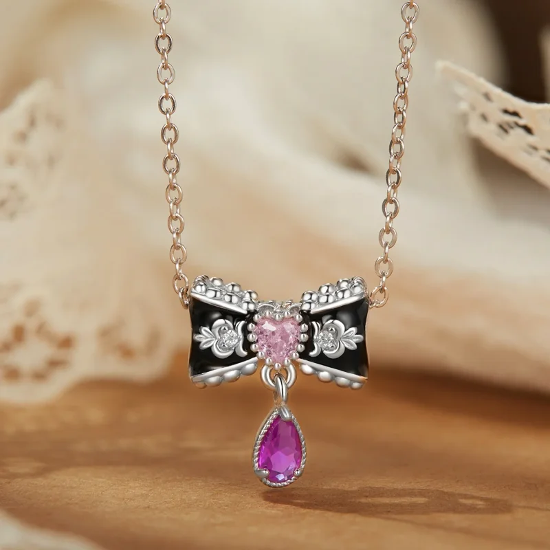 (immagine per) Perline a fiocco romantico stile PANDORA - BSC1055 - Visualizza 3