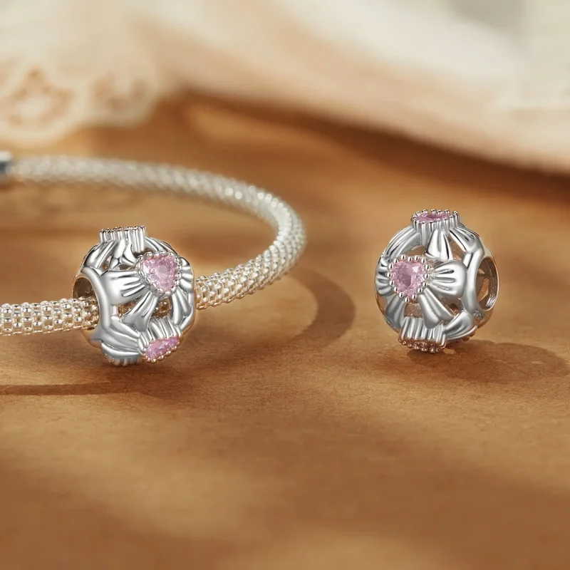 (immagine per) Perline a fiocco stile PANDORA - BSC1056 - Visualizza 4