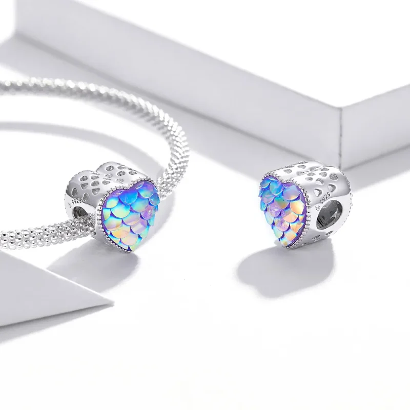 (immagine per) Perline a forma di cuore stile PANDORA - BSC433 - Visualizza 3