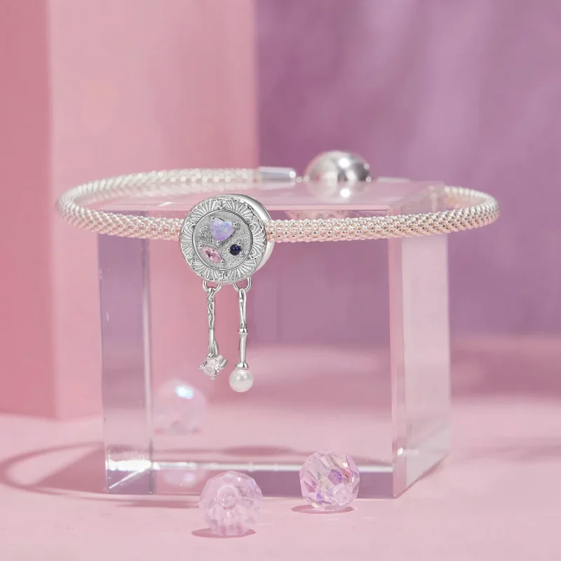 (immagine per) Perline da tavola romantiche stile PANDORA - SCC2891 - Visualizza 4