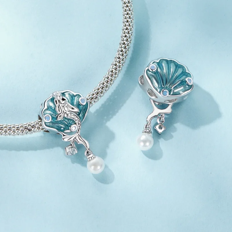 (immagine per) Perline di sirena in conchiglia stile PANDORA - SCC2845 - Visualizza 5