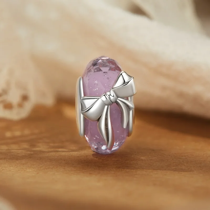 (immagine per) Perline di vetro stile PANDORA Bowknot - BSC1057 - Visualizza 2