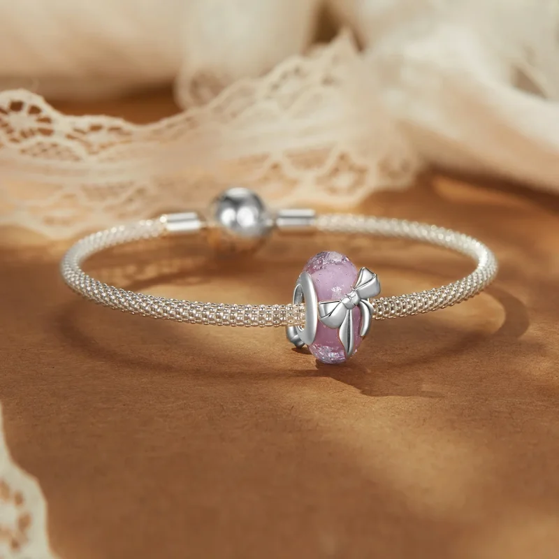 (immagine per) Perline di vetro stile PANDORA Bowknot - BSC1057 - Visualizza 5