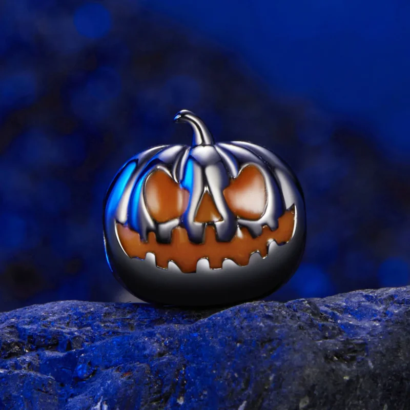 (immagine per) Perline lanterna zucca stile PANDORA - SCC2899 - Visualizza 2