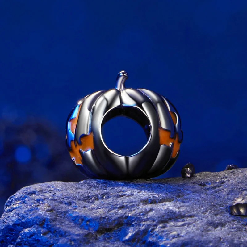 (immagine per) Perline lanterna zucca stile PANDORA - SCC2899 - Visualizza 4
