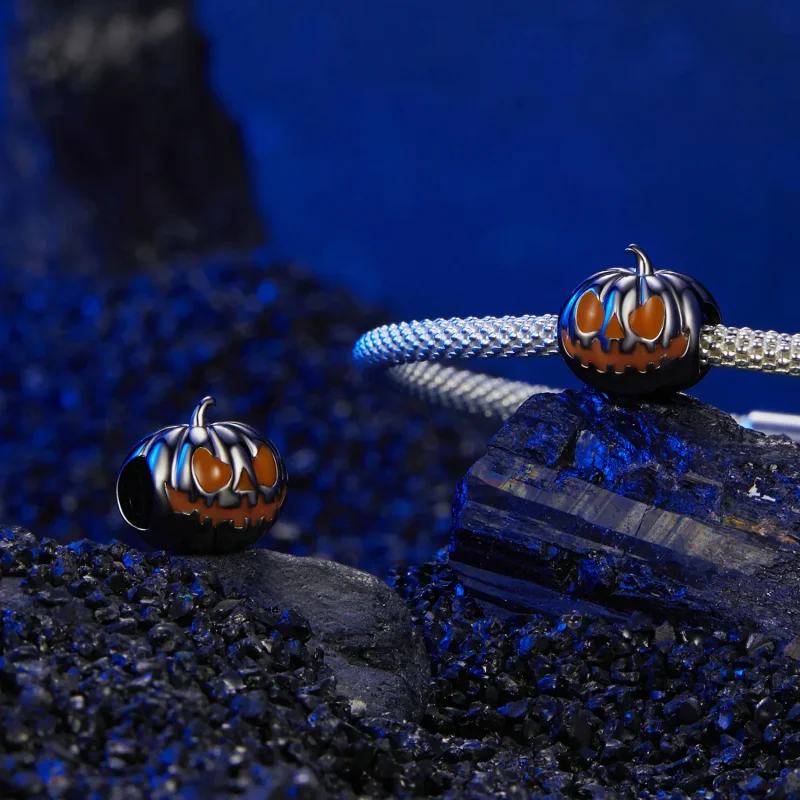 (immagine per) Perline lanterna zucca stile PANDORA - SCC2899 - Visualizza 5