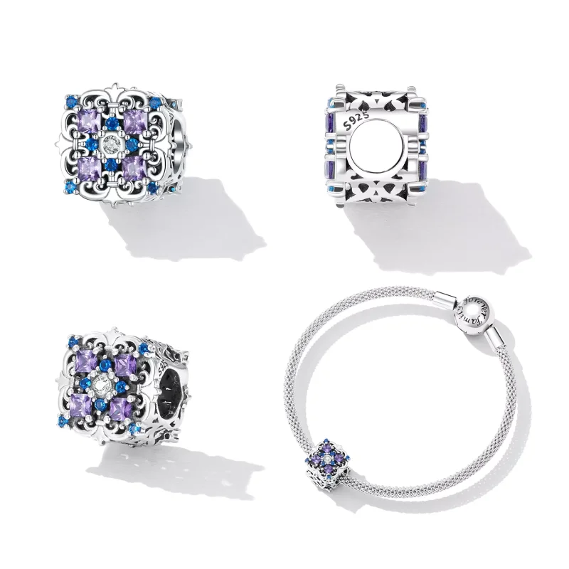 (immagine per) Perline modello retrò stile PANDORA - BSC618 - Visualizza 2