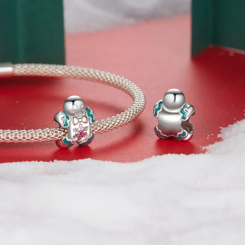 (immagine per) Perline PANDORA Style Gingerbread Man - BSC1068 - Visualizza 4