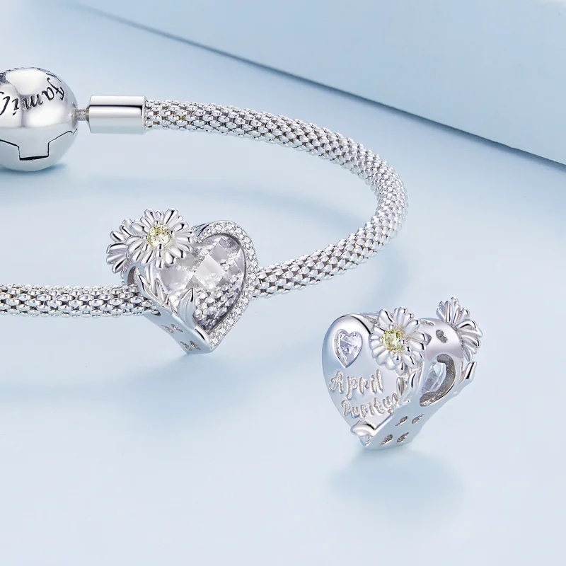 (immagine per) Perline stile PANDORA Love - BSC660-4 - Visualizza 5