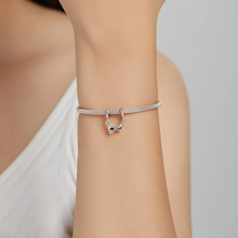 (immagine per) Stile PANDORA Accordo mano nella mano - BSC505 - Visualizza 5
