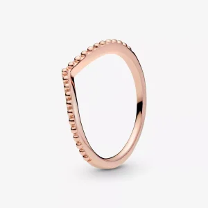Anello a forma di forcella con perline Pandora - 186315 (immagine per) Anello a forma di forcella con perline Pandora - 186315