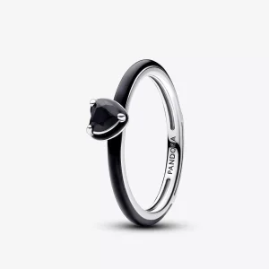 Anello Black Chakra Heart Pandora ME - 193088C01 (immagine per) Anello Black Chakra Heart Pandora ME - 193088C01