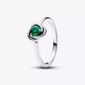 (immagine per) Anello Pandora Cerchio Eterno Verde Scuro Maggio - 192993C05
