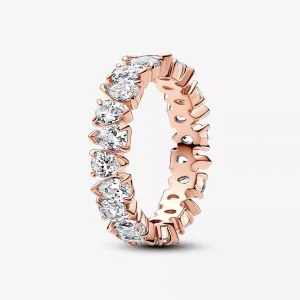 (immagine per) Anello Pandora Fascia Gocce Asimmetriche - 183021C01
