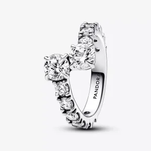(immagine per) Anello Pandora Fascia Scintillante Intrecciata - 193149C01