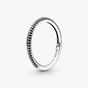 (immagine per) Anello Pandora ME Pavé Nero - 199679C02
