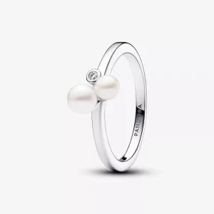 (immagine per) Anello Pandora Perle d'Acqua Dolce Coltivate e Punto Luce - 193156C01