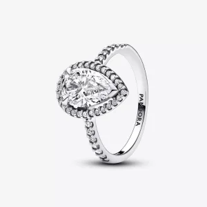 (immagine per) Anello Pandora Punto Luce Goccia Grande - 193012C01