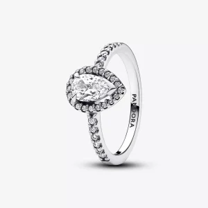 (immagine per) Anello Pandora Punto Luce Goccia Piccola - 192835C01