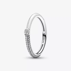 (immagine per) Anello Pietre Luminose & Smalto Bianco Pandora ME - 192528C02