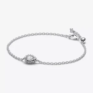 (immagine per) Bracciale Pandora a Catena con Punto Luce Goccia - 593001C01