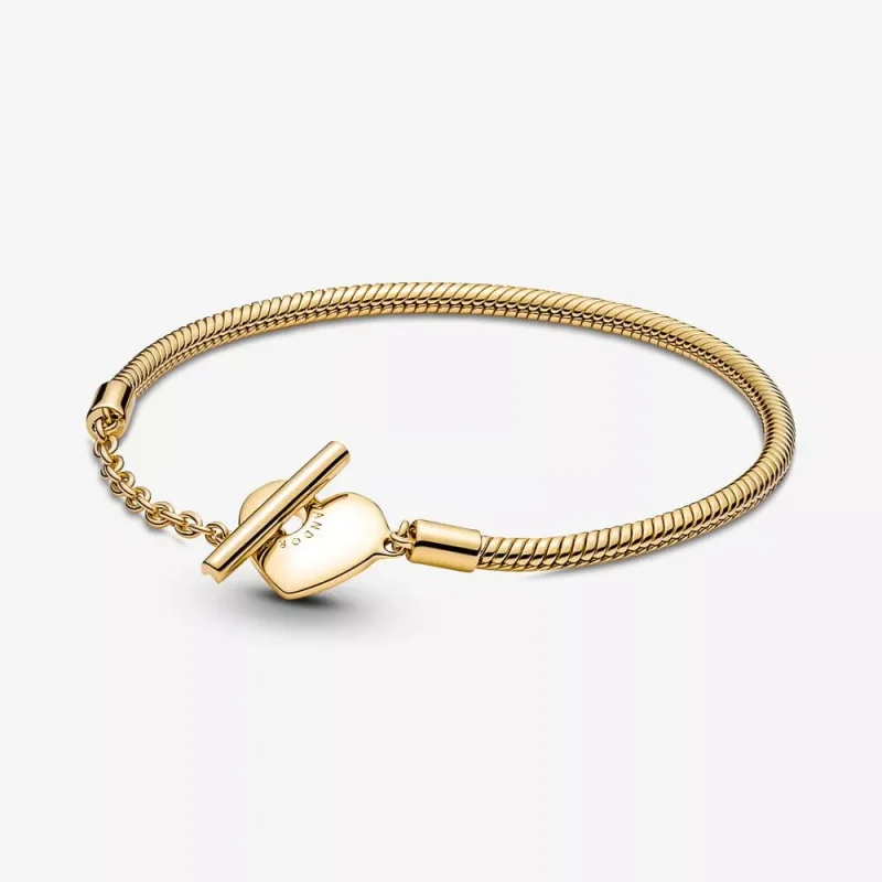 (immagine per) Bracciale Pandora con Chiusura a T e Cuore - 569285C00