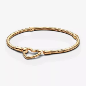 (immagine per) Bracciale Pandora Moments con chiusura a cuore e catena a serpente - 559539C00