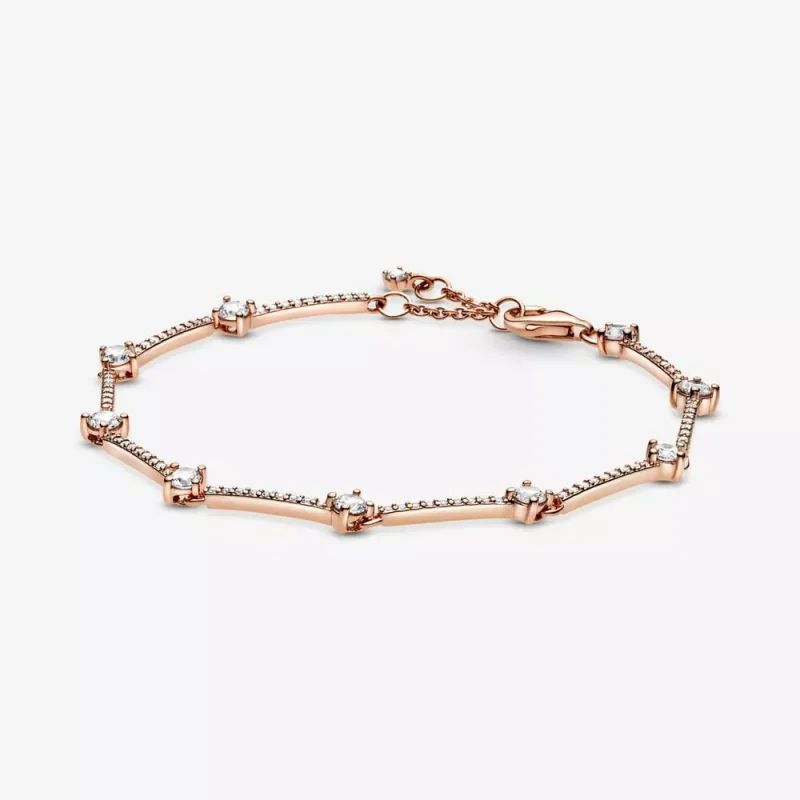 (immagine per) Bracciale Pandora Rigido con Pietre - 589217C01