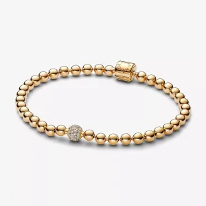 (immagine per) Bracciale Pandora Sfere e Pavè - 568342C01