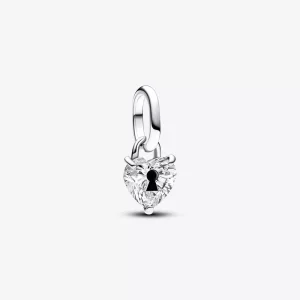 (immagine per) Charm Mini Pendente Keyhole Heart Pandora ME - 793086C01