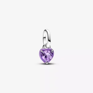(immagine per) Charm Mini Pendente Purple Chakra Heart Pandora ME - 793042C04