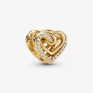 (immagine per) Charm Pandora Cuore Intrecciato con Pietre - 769270C01