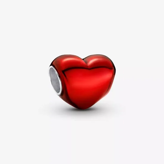 (immagine per) Charm Pandora Cuore Metallico Rosso - 793337C02