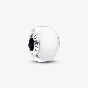 (immagine per) Charm Pandora Mini Vetro di Murano Bianco - 793118C00