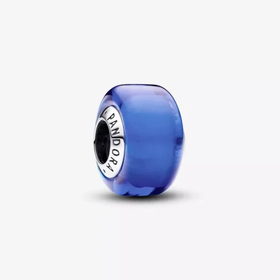 (immagine per) Charm Pandora Mini Vetro di Murano Blu - 793105C00
