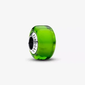 (immagine per) Charm Pandora Mini Vetro di Murano Verde - 793106C00