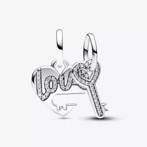 (immagine per) Charm Pandora Pendente Divisibile Cuore e Chiave - 793081C01