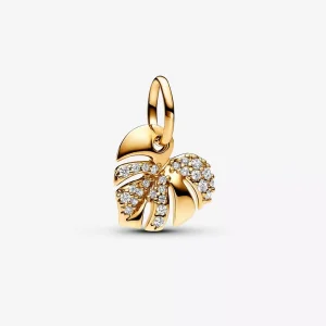 (immagine per) Charm Pandora Pendente Foglia di Monstera Scintillante - 763349C01
