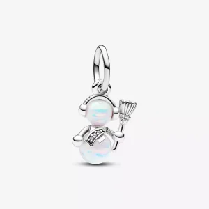 (immagine per) Charm Pandora Pendente Pupazzo di Neve Opale - 792981C01