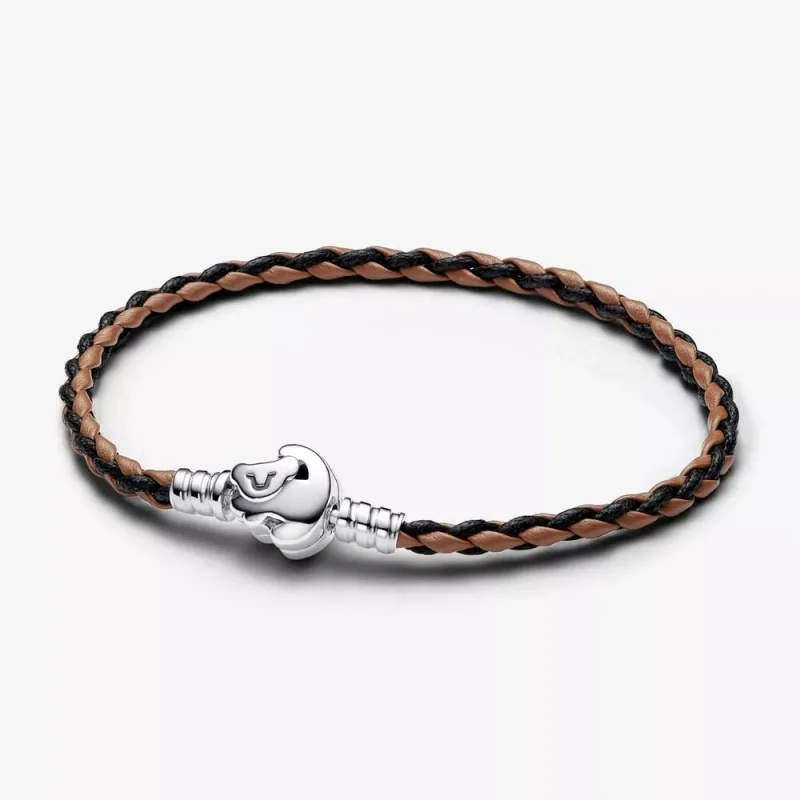 (immagine per) Disney, Il Re Leone, Bracciale Pandora in Pelle "Ricordati chi sei" - 593361C01