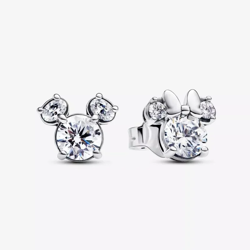 (immagine per) Disney, Orecchini Pandora Scintillanti Mickey Mouse e Minnie Mouse - 293219C01