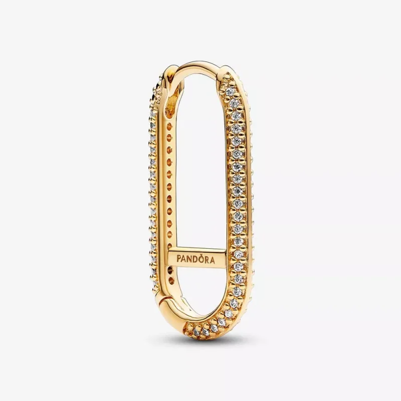 (immagine per) Mono Orecchino Link Pietre Luminose Grande Pandora ME - 262796C01